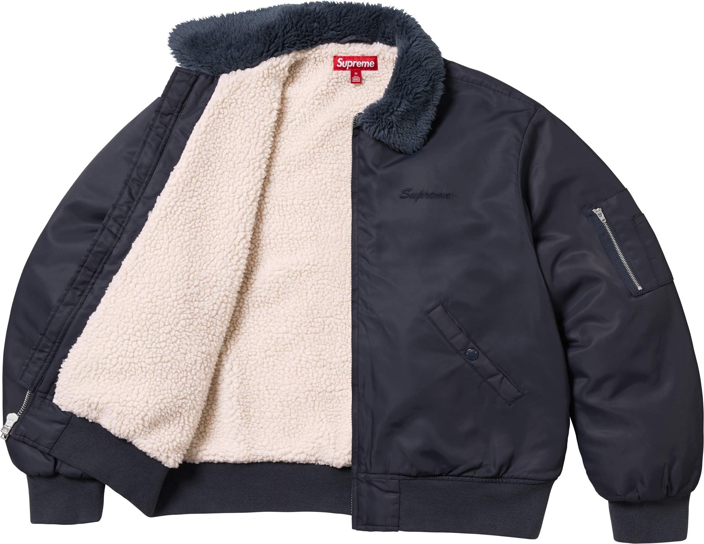 AOI Nylon Bomber Jacket view 11
